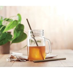 NATURAL STRAW szívószál szett bambuszból