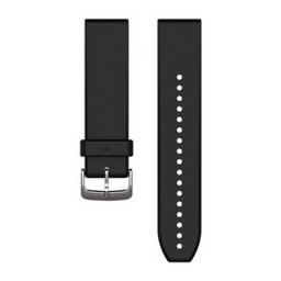 Garmin Óraszíj Fenix 5 Fekete , Ezüst Csattal, Quickfit 22 mm