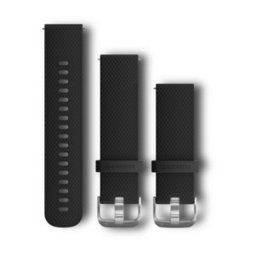 Garmin Óraszíj Vívoactive 3 Fekete, Rozsdamentes Csattal (szilikon Szíj)