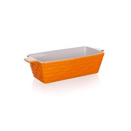 Orange kerámia kenyérsütő 29,5x12,5cm