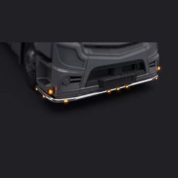 Mercedes Actros MP4 / MP5 inox lökhárító konzol széles fülke