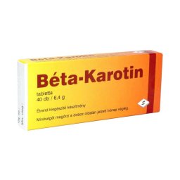 Béta-karotin étrend-kiegészítő tabletta 40x