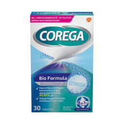 Corega Tabs Bio Formula műfogsortisztító tabletta 30x