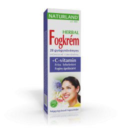 Naturland Herbal 28 gyógynövényes fogkrém C-vitaminnal 100ml