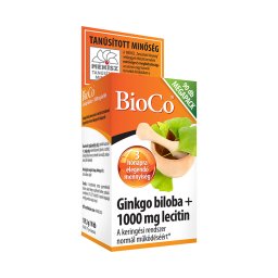 BioCo Ginkgo biloba + 1000 mg lecitin kapszula 90x