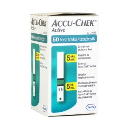AccuChek Active vércukorszintmérő csík 50x