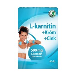 Dr. Chen L-karnitin 500 mg + króm és cink kapszula 60x