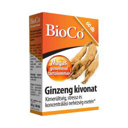 BioCo Ginzeng kivonat tabletta 60x