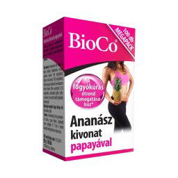 BioCo Ananász kivonat papayával tabletta 100x
