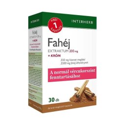 Interherb Napi 1 Fahéj extraktum + króm kapszula 30x