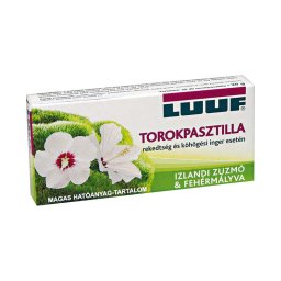 Luuf Torokpasztilla izlandi zuzmó & fehérmályva 20x