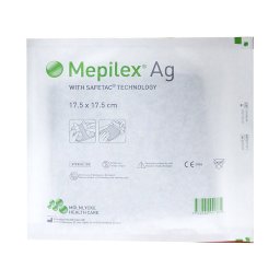 Mepilex Ag antimikrobiális habkötszer 17,5 x 17,5 cm 1x