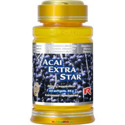 Acai Extra Star 60 db lágyzselatin kapszula Acai gyümölccsel - StarLife