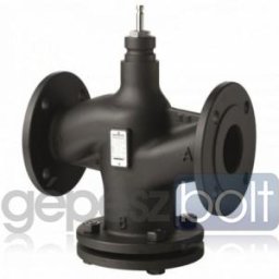 Siemens VVF53.100-150K Nyomás kompenzált egyutú karimás szabályozószelep. PN25. Tmax:220C. DN100, kvs:150