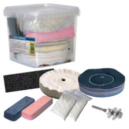 Polírozó készlet GRAPHIT Nr1 (acél, rozsdamentes acél, titán)