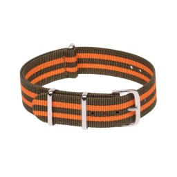 NATO SZÍJ, ZÖLD/NARANCS, 24MM
