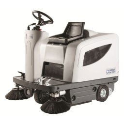 Nilfisk SWEEPER SR 1101 B ráülős ipari seprőgép - akkumulátorral, töltővel,oldalkefékkel, kefevédőkkel, jelzőlámpával