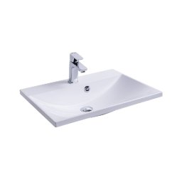 Flat 600 mosdó (fehér) nyílással