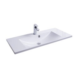 Flat 900 mosdó (fehér) nyílással