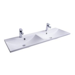 Flat Duo 1200 duplamosdó (fehér) nyílással