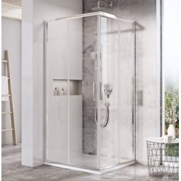Blix Slim BLSRV2-80 bright alu+Transparent zuhanykabin