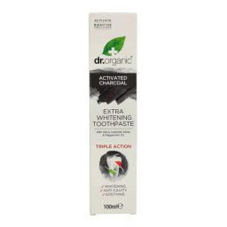 Dr. Organic Bio Charcoal Extra fehérítő fogkrém 100 ml