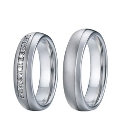 Prémium nemesacél férfi karikagyűrű