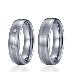 3 sávos wolfram férfi karikagyűrű