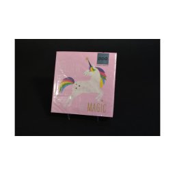 Unikornis papírszalvéta 33x33cm 20db