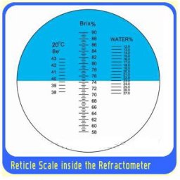 Refractometer Méz és Sűrítmények Méréséhez Brix 58-90% (515)