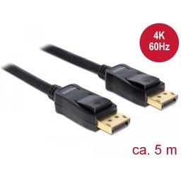 Displayport M - Displayport M 5m 4K kabel Delock 82425