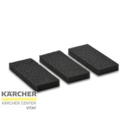 KÄRCHER Szivacsszűrő, 3 db (T 12/1; T 15/1 HEPA; BV 5/1)