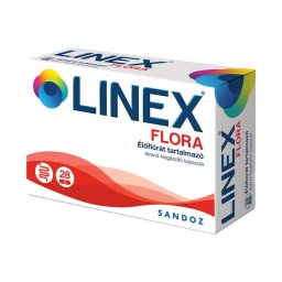 Linex Flora élőflórát tartalmazó étrend-kiegészítő kapszula 28x