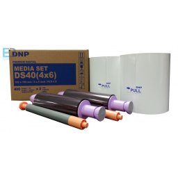 DNP DS40 10 x 15cm ( 4" x 6" ) 2 x 400 Media Set