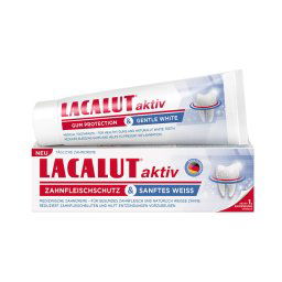 Lacalut Aktiv Gum Protection & Gentle White fogkrém 75ml