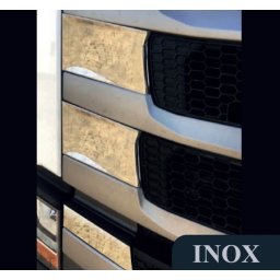 Scania S500 inox hűtőrács dísz szett a bordák közé