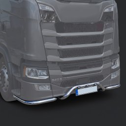 Scania S / R inox lökhárító konzol hajlított