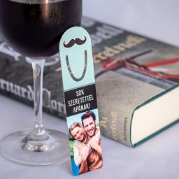 Egyedi fényképes könyvjelző