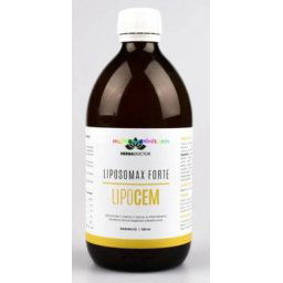 LipoCem 500 ml Liposzómás folyékony C-vitamin, MSM, L-arginin, E-vitamin - Liposomax Forte HerbaDoctor