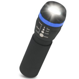 Elemlámpa 1 LED-es por- és cseppálló ZOOM funkcióval