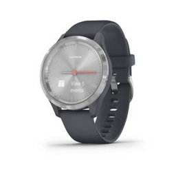 Garmin vívomove 3S gránit kék-ezüst ezüst színű csattal