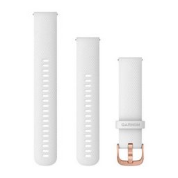Garmin Óraszíj vivomove 3 Fehér szilikon Rose Gold csattal (QR 20 mm)