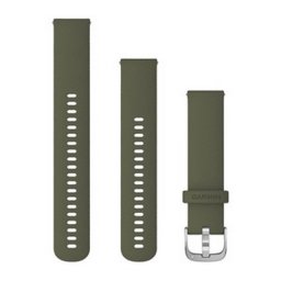 Garmin Óraszíj vivomove 3 Mohazöld szilikon ezüst csattal (QR 20 mm)