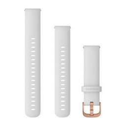 Garmin Óraszíj vivoactive 4S White with Rosegold (18 mm)