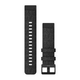 Garmin Óraszíj Fenix 6S Nylon fekete fekete csattal (QuickFit 20)