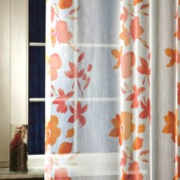 JAMAICA organza-sablé fényáteresztő függöny anyag, 300 cm magas
