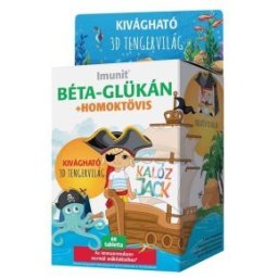 Imunit Kalóz Jack Béta-glükán és homoktövis tartalmú tabletta - 60db