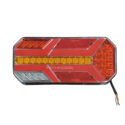 Full LED hátsó lámpa Neon hatású, Dinamikus irányjelzővel 12/24V Jobb