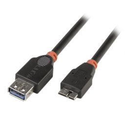 USB 3.0 A(F)/MicroB(M) OTG 0.5m Micro kabel