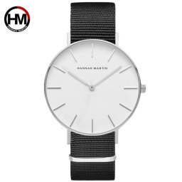 Hannah Martin Férfi Karóra - Fekete - Ezüst
